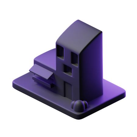 建物  3D Icon