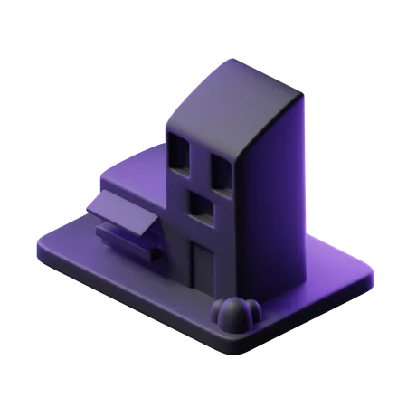 建物  3D Icon