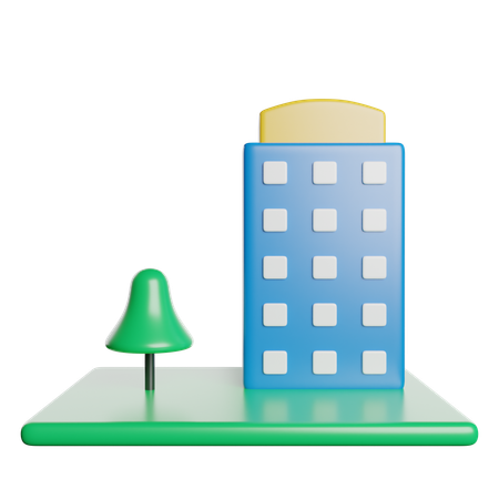 建物  3D Icon