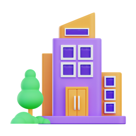 Building  3D Icon