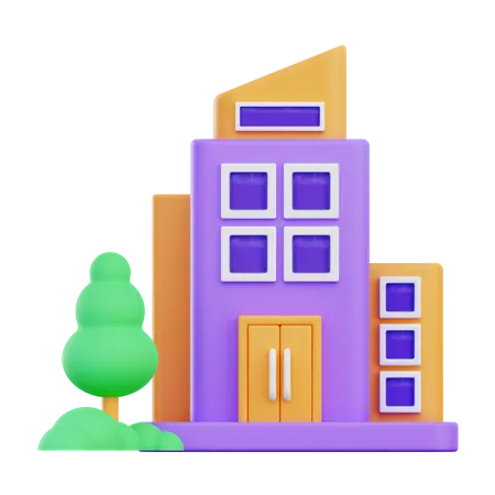 Building  3D Icon