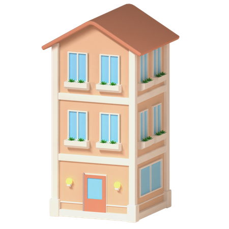 Building  3D Icon