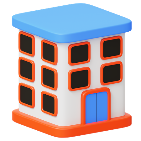 Building  3D Icon