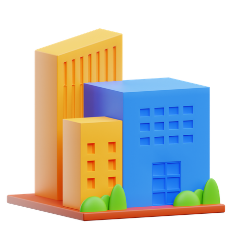 Building  3D Icon