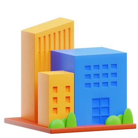 Building  3D Icon