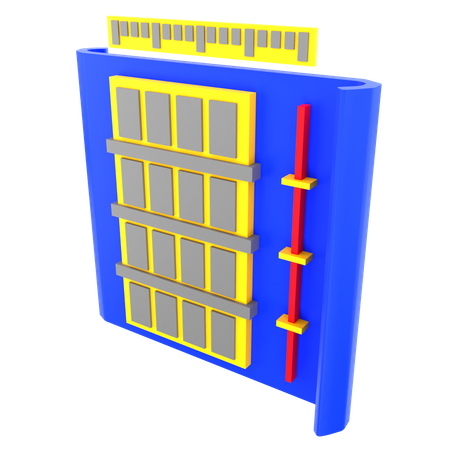 Building  3D Icon