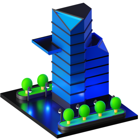 Building  3D Icon