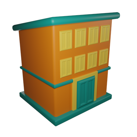 Building  3D Icon