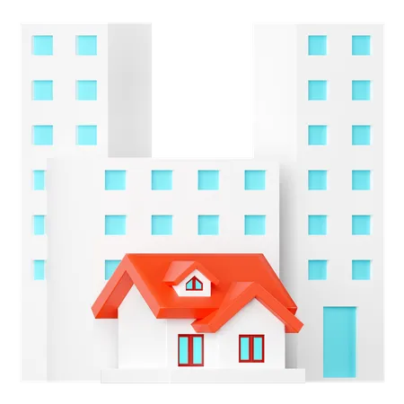 Building  3D Icon