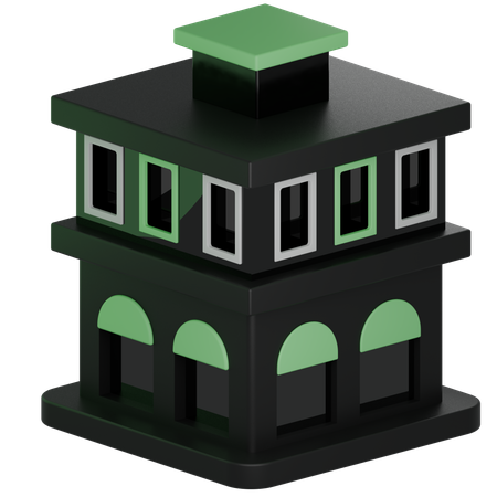 Building  3D Icon