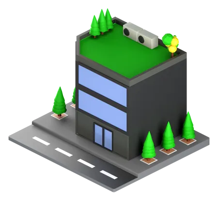 Building  3D Icon