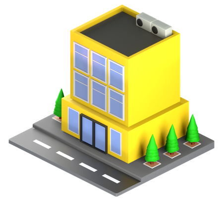 Building  3D Icon