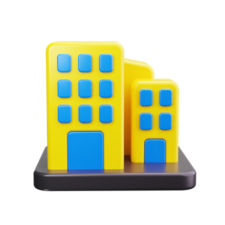 Building  3D Icon