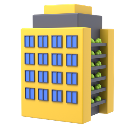 Building  3D Illustration