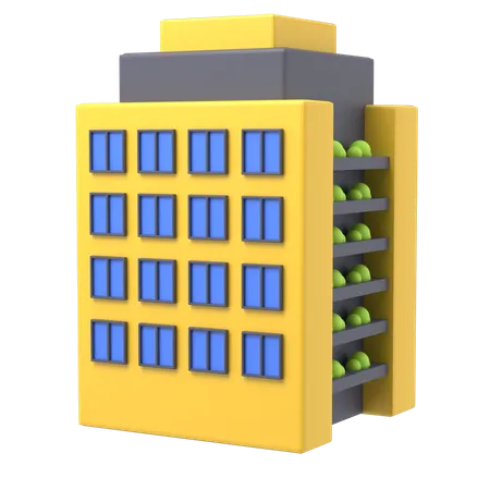 Building  3D Illustration