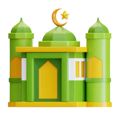 Mosque 3 D Illustration Suitable For Your Projects Related To Islamic Muslim And Ramadan Theme 3D Icon