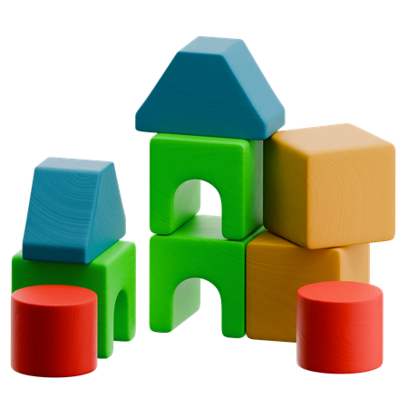 Building Block 3D Icon
