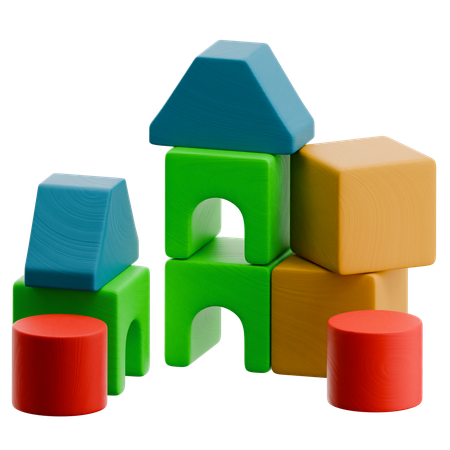 Building Block  3D Icon
