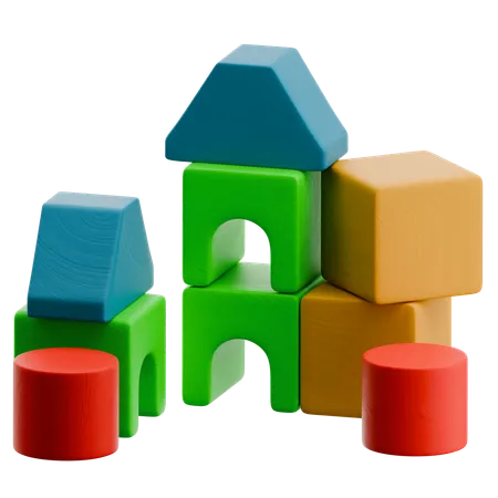 Building Block  3D Icon