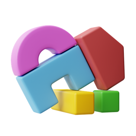 Building block  3D Icon