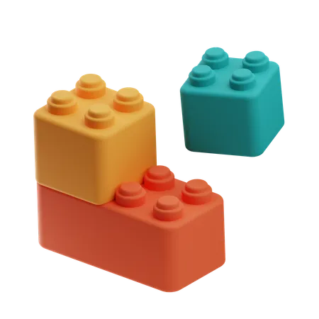 Building Blocks  3D Icon