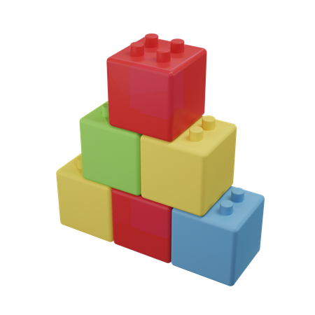 Building Blocks  3D Icon