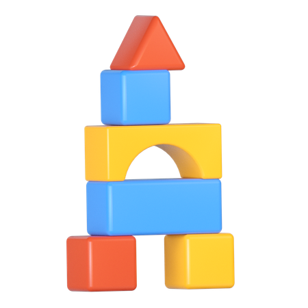 Building Blocks  3D Icon