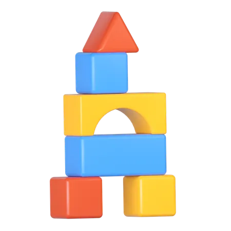 Building Blocks  3D Icon