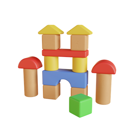 Building Blocks  3D Icon