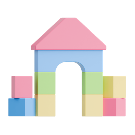 Building Blocks  3D Icon