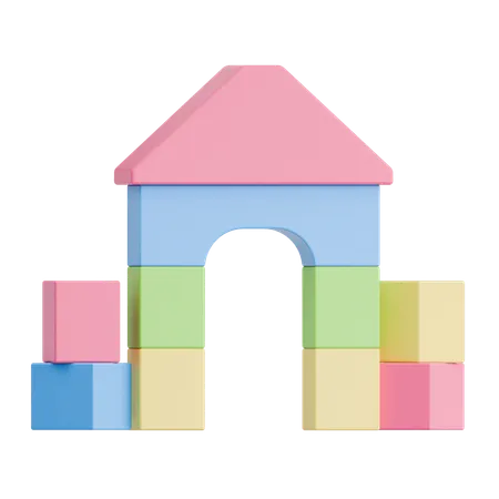 Building Blocks  3D Icon