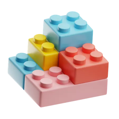 Building Blocks  3D Icon