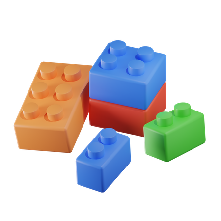 Building Blocks 3D Icon