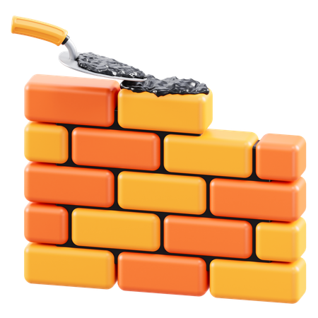 Building Bricks  3D Icon