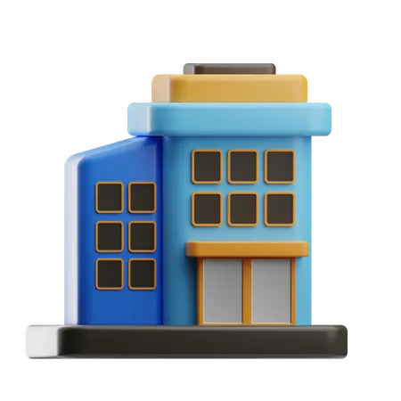 Building Insurance  3D Icon