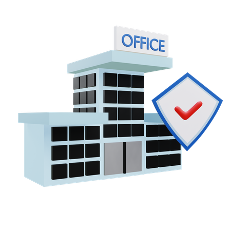 Building insurance  3D Icon