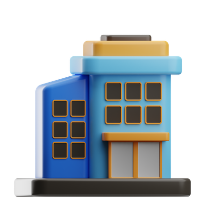 Building Insurance  3D Icon