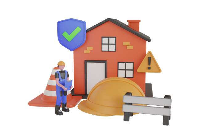 Building Management  3D Icon