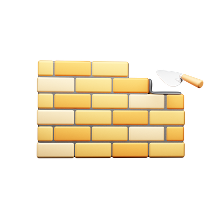 Building Wall  3D Icon
