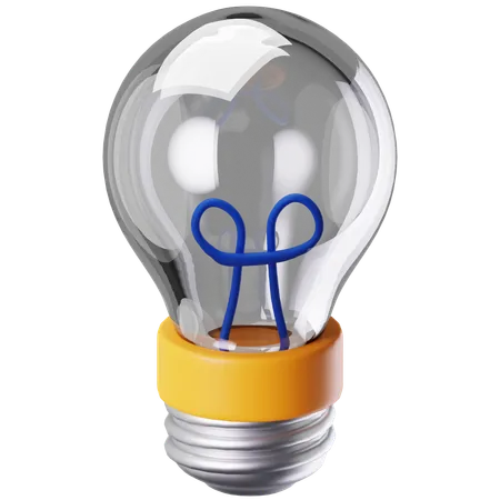 Bulb 3 D Illustration 3D Icon