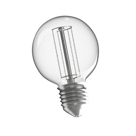 Transparent Bulb 3 D Illustration 3D Icon
