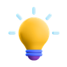 3d bulb logo