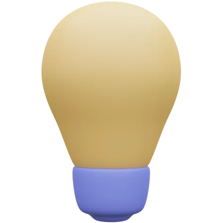 Bulb 3 D Icon Illustration 3D Icon