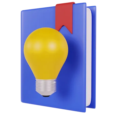 Bulb Book  3D Icon