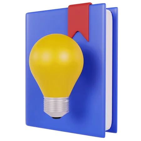 Bulb Book 3D Icon
