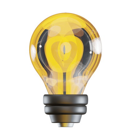 Bulb Idea  3D Icon