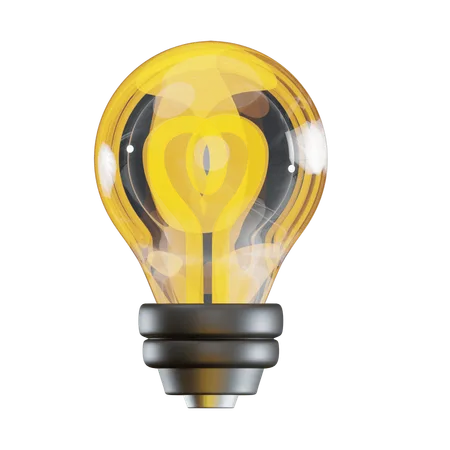 Bulb Idea  3D Icon