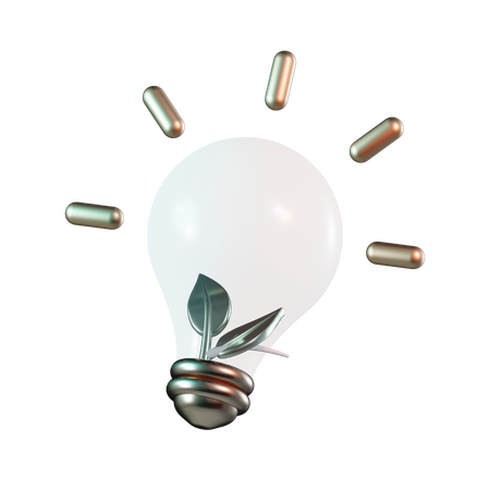 Bulb Leaf  3D Icon