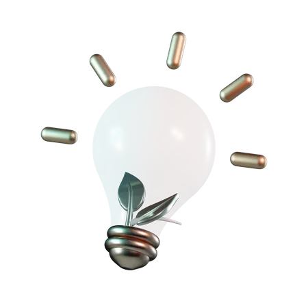 Bulb Leaf  3D Icon