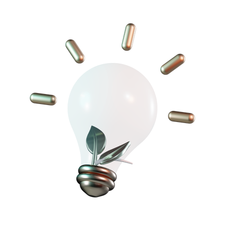 Bulb Leaf  3D Icon